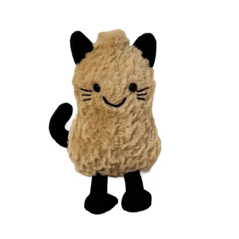 新品趣味可爱猫咪小花生玩偶公仔柔软安抚毛绒玩具礼物|undefined