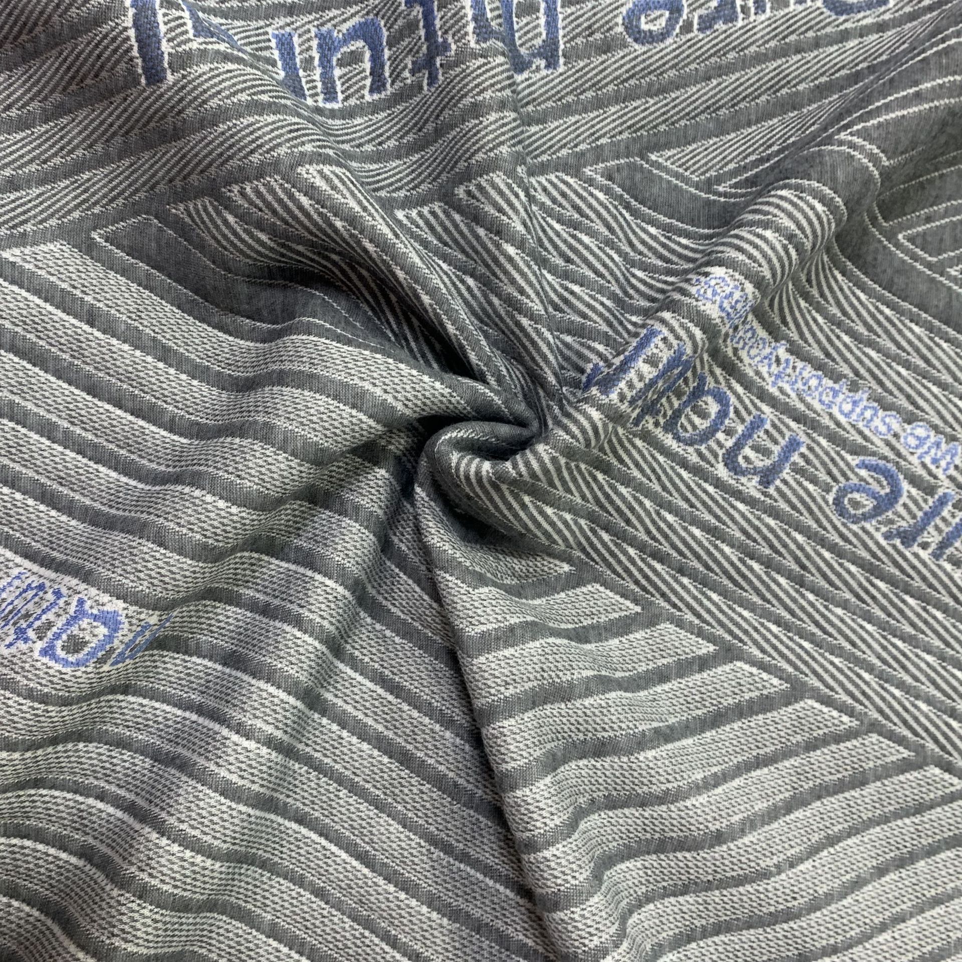 400 gramos de tela jacquard de lino de doble cara tela de colchón de alto peso poliéster tejido tela de colchón al por mayor image 1