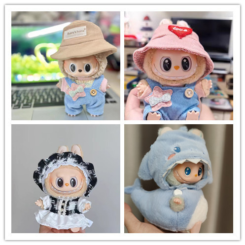 Only clothes] second generation blind box Labubu clothes vinyl face pendant cloth cloth sit party series baby clothes adorable