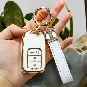 Applicable Picture Key Set Civic Ten Generation Accord Haoying Crown Road CRV English Poetry School URV Enjoy Domain Ling School Shell Buckle Bag