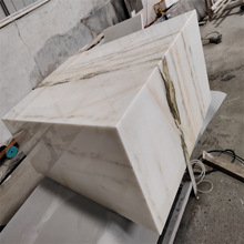 角几小茶几轻奢风天然大理石大花白边几餐桌大理石茶桌小户型客厅