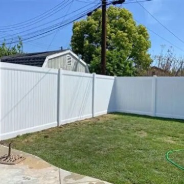 Durable White Vinyl Pvc Plastic High-Quality Fence High-Quality Pvc Fence Privacy Screen
