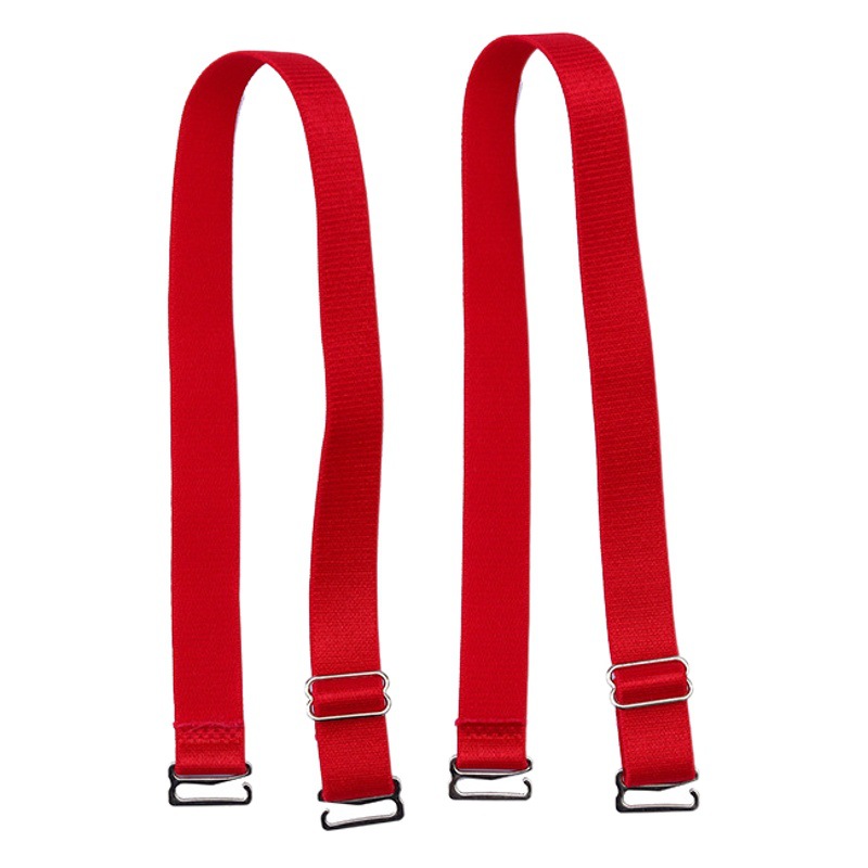 Bra Shoulder Strap Stainless Steel 89 Loop Cloth Strap Adjusting Collar Shoulder Strap High Elastic Candy Color Underwear Elastic Back Strap