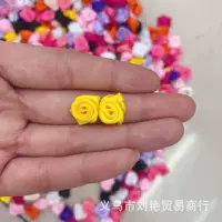 Спот 1.5CM полиэстер лента пятиугольная роза цветок ручной работы DIY аксессуары для волос обувь шапка аксессуары