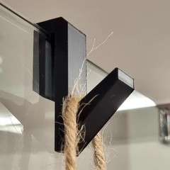 国境を越えた新しいShower hook for 8 mm thickウォールガラスシャワーフック
