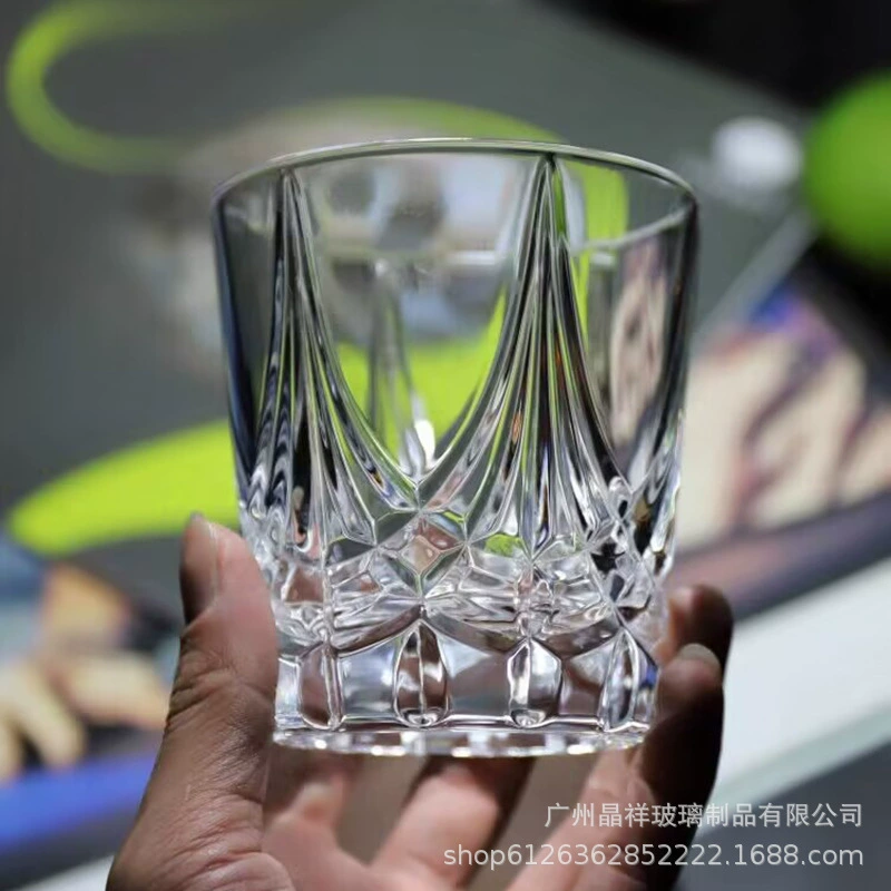 晶祥 Glass creative big wineglass for whiskey for commercial use, increased thickness