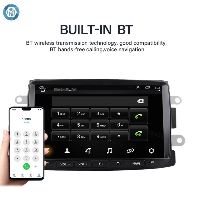 Подходит для Renault/Dacia 2012, 8-дюймовый Smart Android центральный блок с GPS-навигацией, универсальная мультимедийная станция