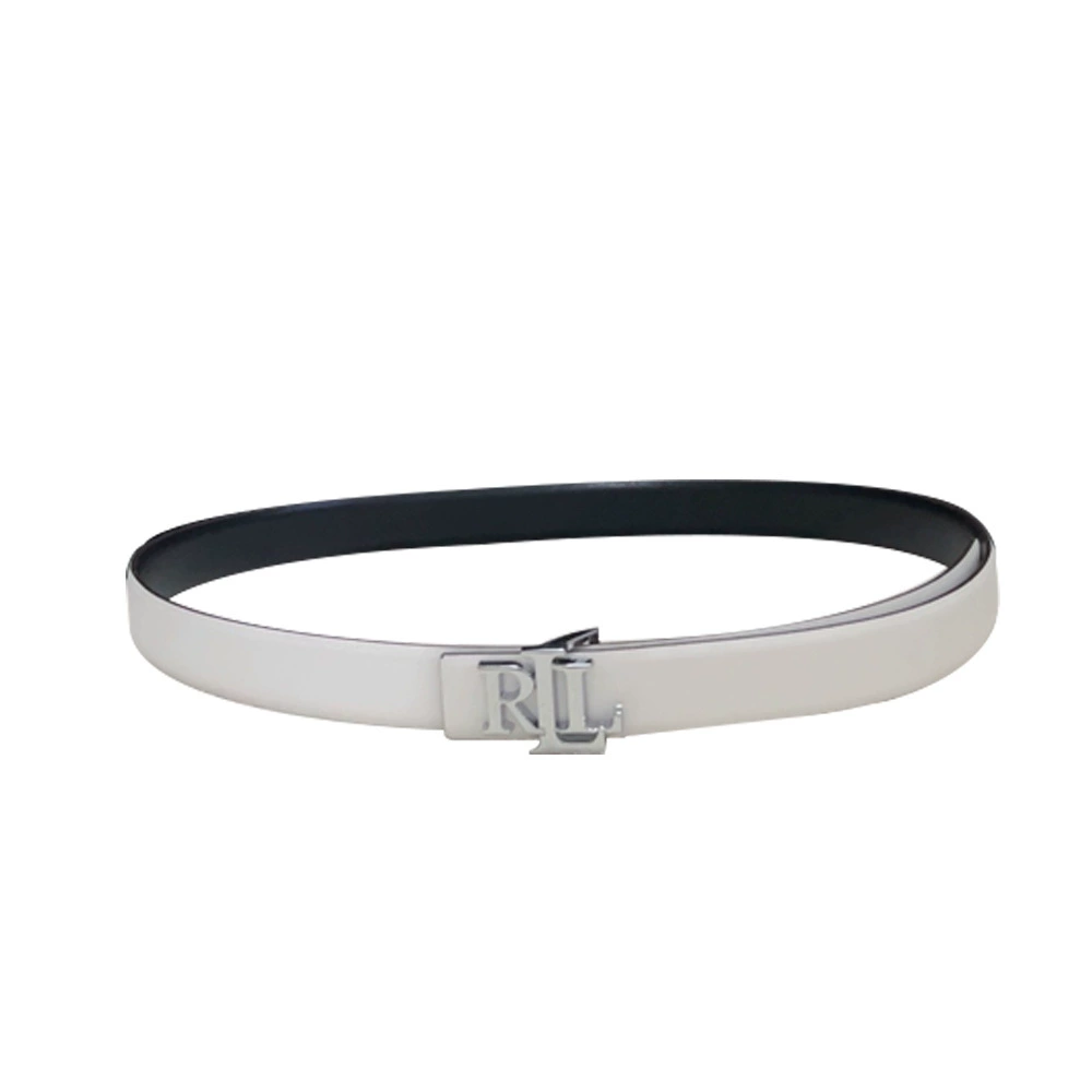 Fashionable universal double-sided belt with letters, European style, 2.5cm