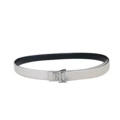 White silver buckle