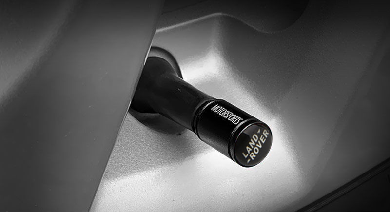Suitable for Land Rover tire valve cap aluminum alloy Discovery Sports version Range Rover Aurora God planet pulse air nozzle cover