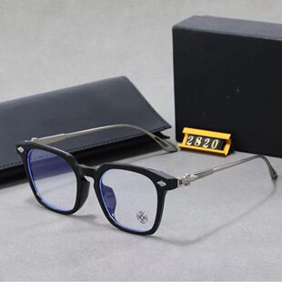 New TR90 anti-blue light glasses, trendy flat glasses for men and women, internet celebrity street photography frames, fashionable sunglasses, Crow Heart glasses