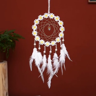 Girly Heart White Love Dream Catcher Sweet Love Dream Catcher Aerial Pendant Opening Decoration Creative Pendant