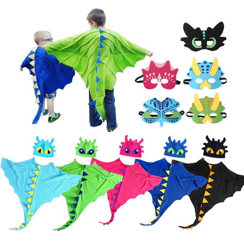 Dinosaur cloak hat mask children's costumes Halloween Christmas cosplay costumes