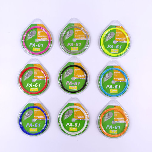 Jiyi Badminton String PA95 65 High Tension Durable 61 Elastic 66 Professional Training and Competition 80 Lined Badminton String