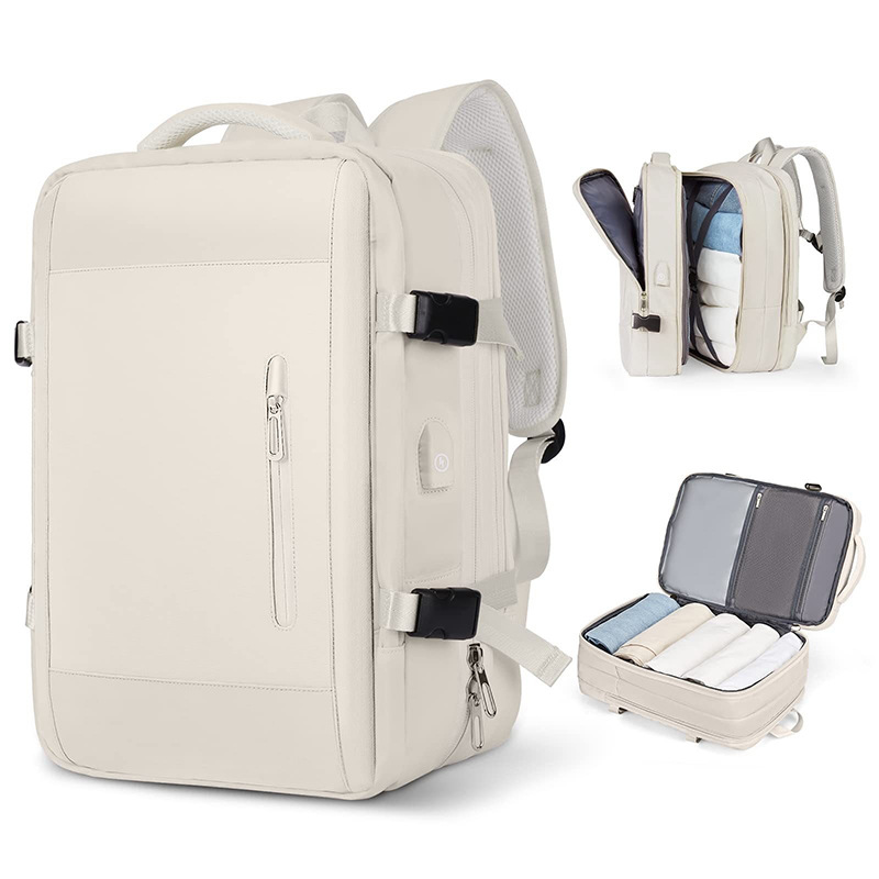 Los hombres transfronterizos expanden los paquetes de computadoras de negocios, los equipaje de viaje de negocios son multifuncionales y las mochilas de hombro de gran capacidad están en Stock.