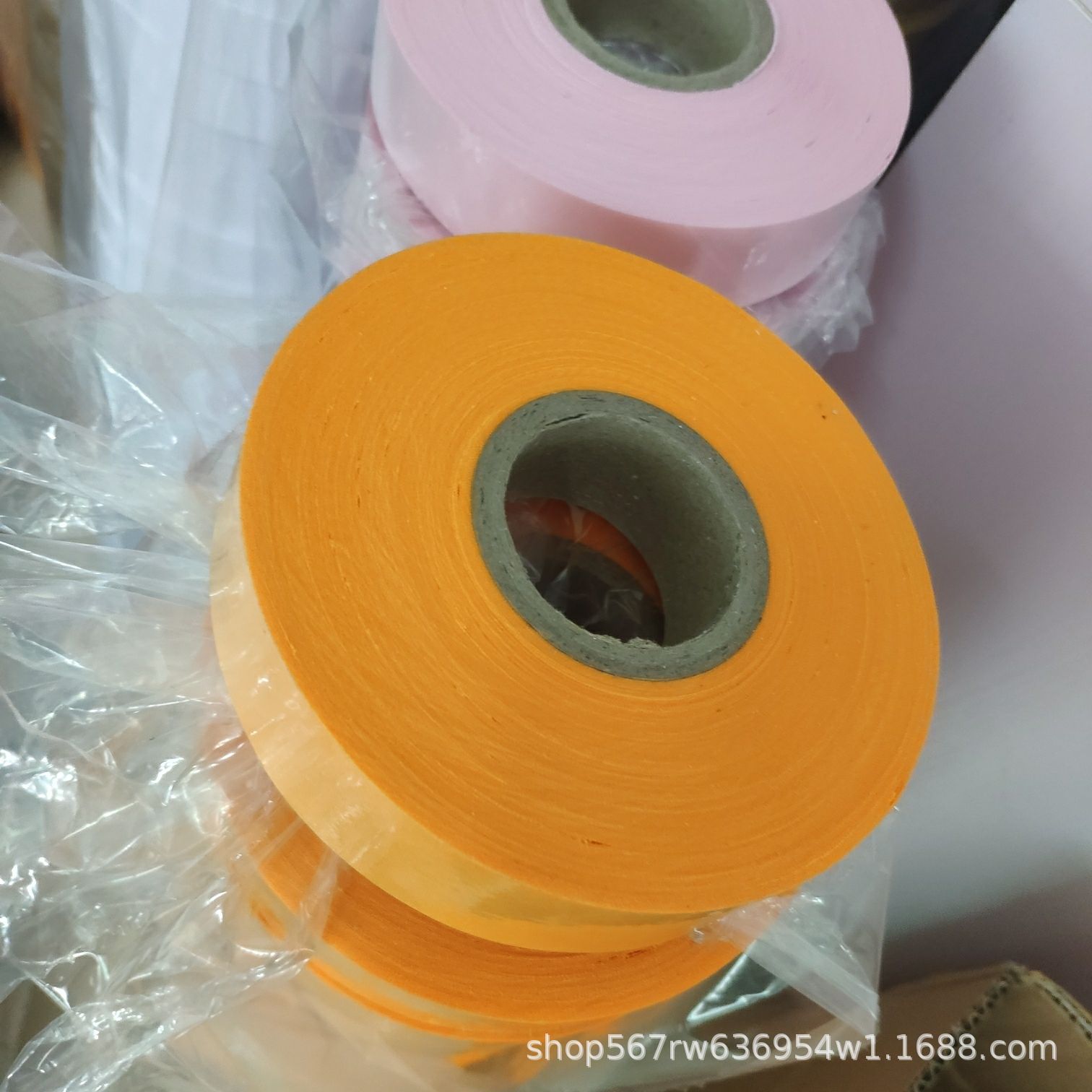 En stock venta al por mayor sarta de poliéster 3,0 cm borde tira de envoltura borde tira de tela con cortina delantal impermeable