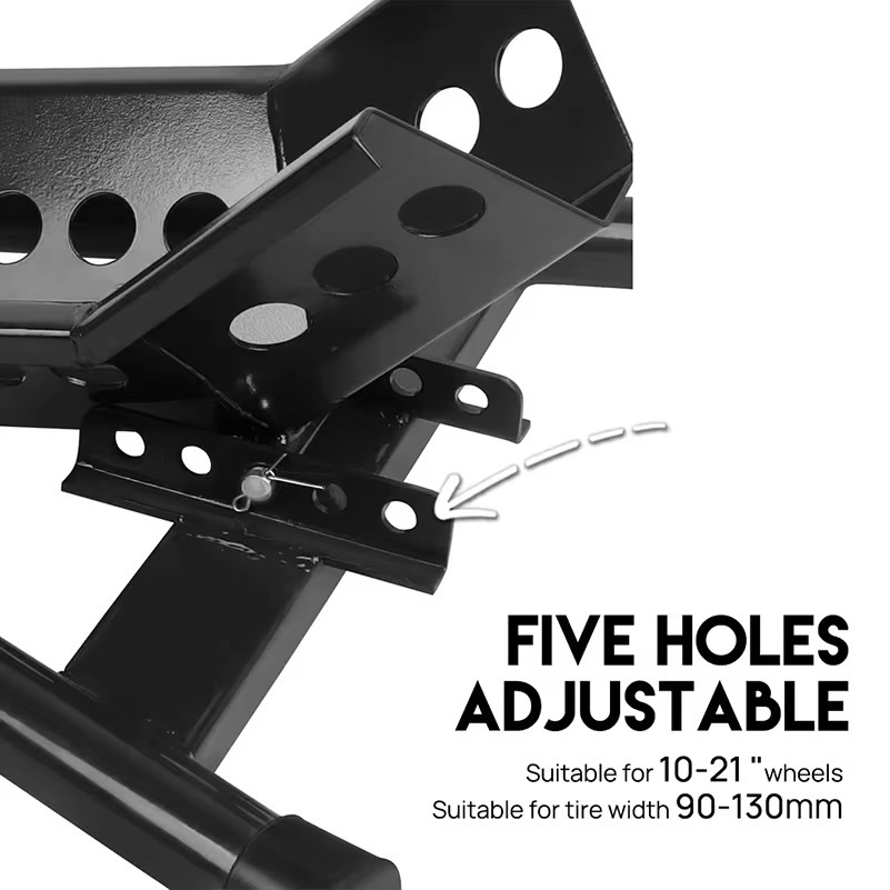 Cross-Border Wholesale Universal Motorcycle Front Wheel Support Stand Parking Stand Maintenance Bracket Motorcycle Front Wheel Support
