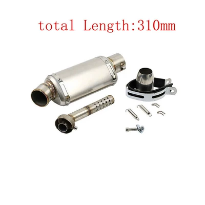 Motorcycle Ninja Z250 Bj300: Exhaust pipe - f-short-310mm-stainless-steel-color