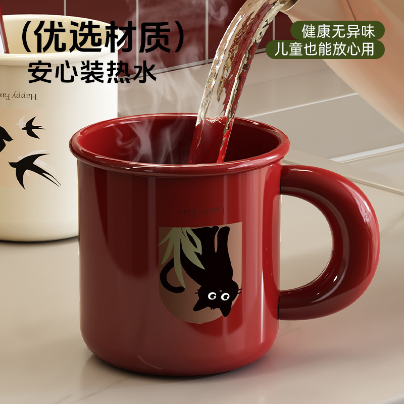 磁吸倒挂漱口杯牙刷置物架刷牙杯子中古卫生间吸盘免打孔洗漱套装|undefined