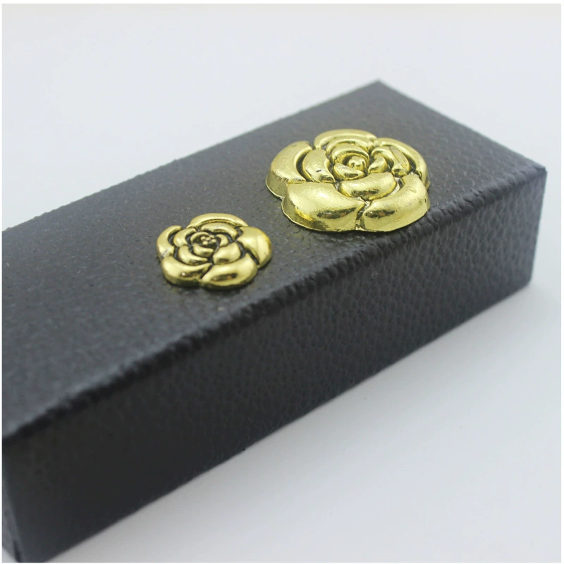 Antique metal box, pack, accessories, material, flowered, Birthday gift