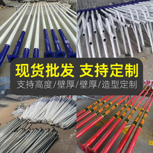 6米路灯杆直杆市政道路灯柱灯杆户外太阳能路灯杆热镀锌灯杆厂家