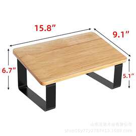 亚马逊办公室脚踏凳铁木结合垫脚马桶踩脚桌下脚托防翘二郎腿神器