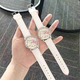 日系爆款Hellokitty手表女小众轻奢ins高颜值学生简约可爱女腕表