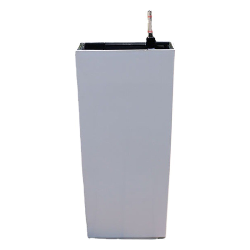 Laizhixiu auto-absorbente maceta de gran diámetro de alto piso sala de estar resina perezoso auto-absorbente maceta al por mayor image 1