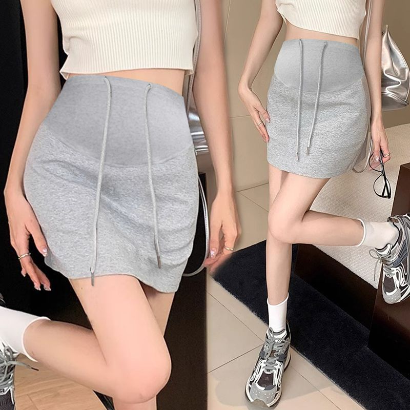 Maternity Short Skirt 2026 Summer New Versatile A-Line Anti-Exposure Sports Half Skirt Casual Short Skirt