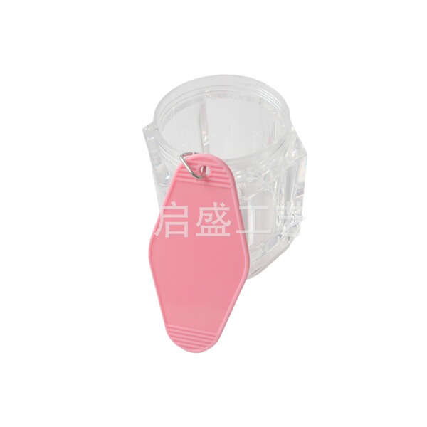 Plastic luggage retro keychain for keys for hotel