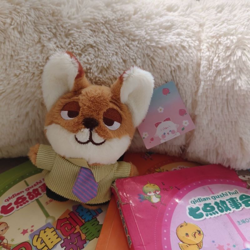 ニックキツネぬいぐるみキーホルダーペンダント漫画かわいい人形おもちゃかわいいペンダントホリデーギフト卸売|undefined