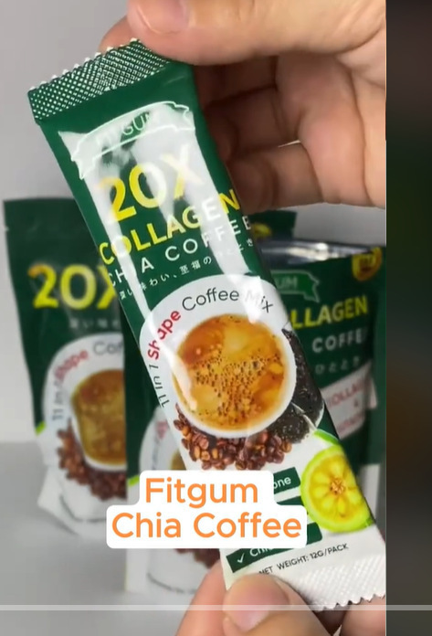 Collagen Chia Coffee Mix 35g Instant Cold Brew Sachets with Chia Seed Powder for Home Use quality and texture