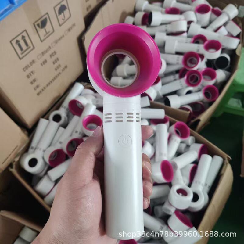 ソースファクトリーハンドヘルドブレードレスファン USB ポータブルクリエイティブギフトハンドヘルドまつげファンまつげヘアドライヤー|undefined