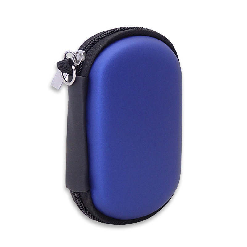 Fabricante en stock EVA monedero mini Oval auriculares cable de datos bolsa de almacenamiento accesorios clave U disco U escudo bolsa image 8
