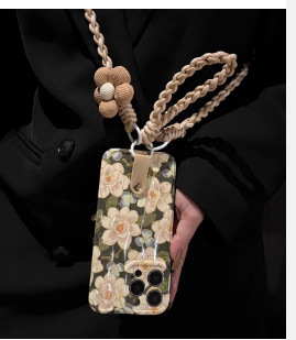 Flores de pintura al óleo de primavera ins para 14ProMax funda para teléfono móvil iPhone13 Apple 15Pro Mujer 12 Nuevo 14