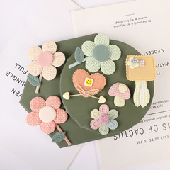 Popular Japanese-Korean Style Cute Cartoon Plush Accessory Fabric Stickers, Hair Clips, Hair Bands, Headbands, Decorative Patch