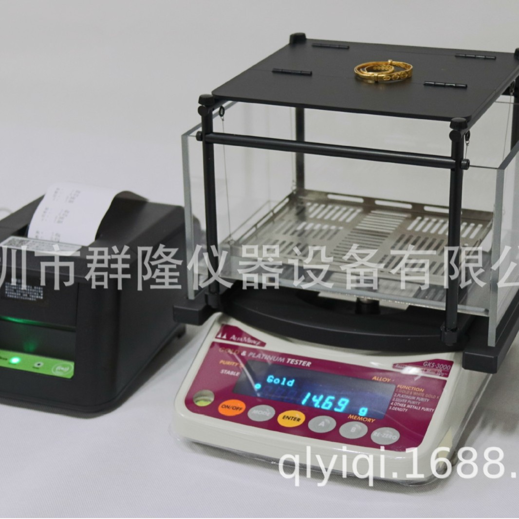 日本原装进口gks-3000测金仪验金仪黄金纯度鉴别仪比重计天平