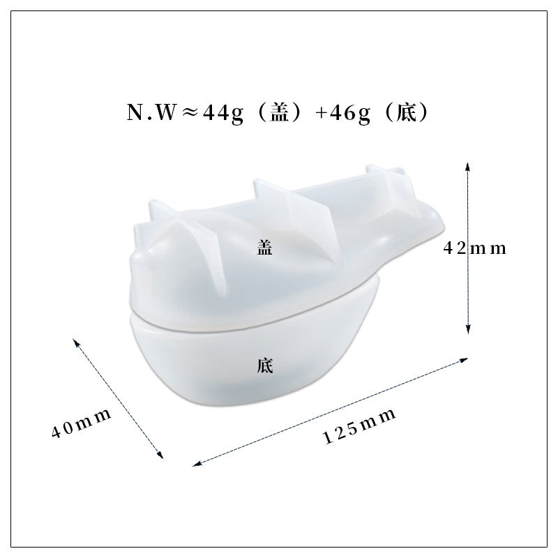 DIY pájaro resina molde alta espejo decoración de la Mesa 3D tridimensional pájaro caja de almacenamiento molde de silicona al por mayor