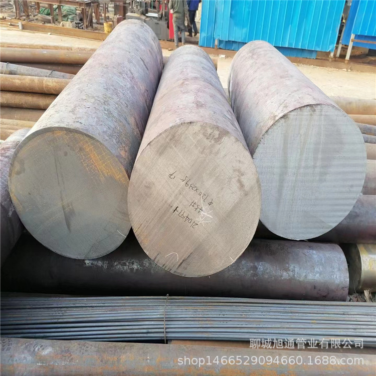 高强度高硬度60Si2Mn弹簧钢 韧性热处理65Mn热轧圆钢 锯床切