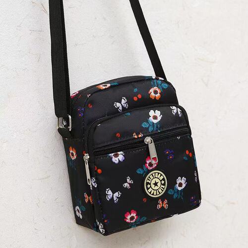 New women's bag Oxford crossbody bag running street stall night market morning market middle-aged and elderly flower bag Korean version mother shoulder bag
