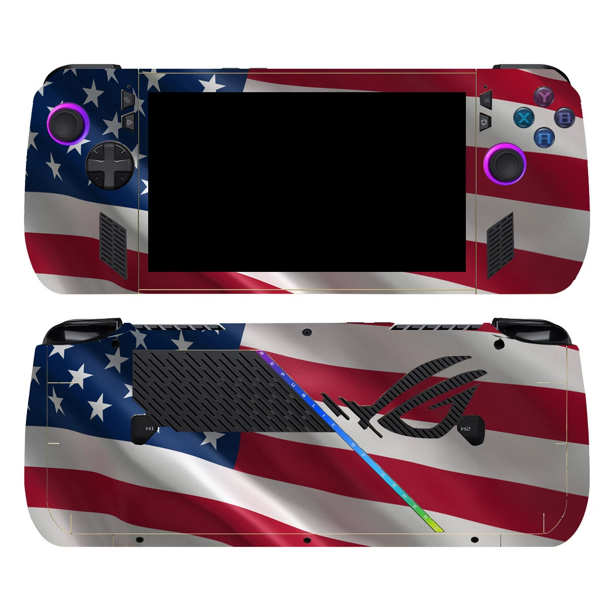 Защитная наклейка-оболочка для игровой консоли Asus ROG ALLY X, цветная пленка-скин для портативного устройства