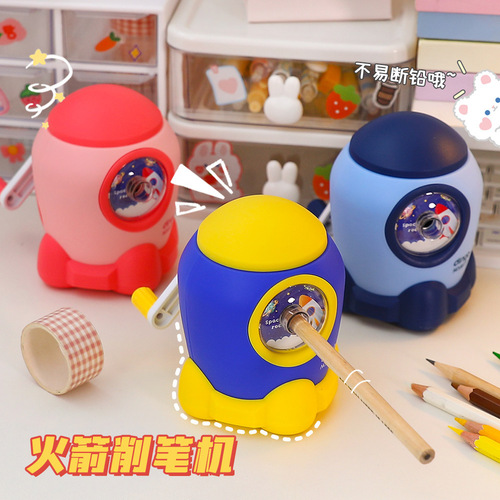 Automatic lead-feeding hand-cranked pencil sharpener for primary school students pencil sharpener pencil sharpener children's stationery pencil sharpener
