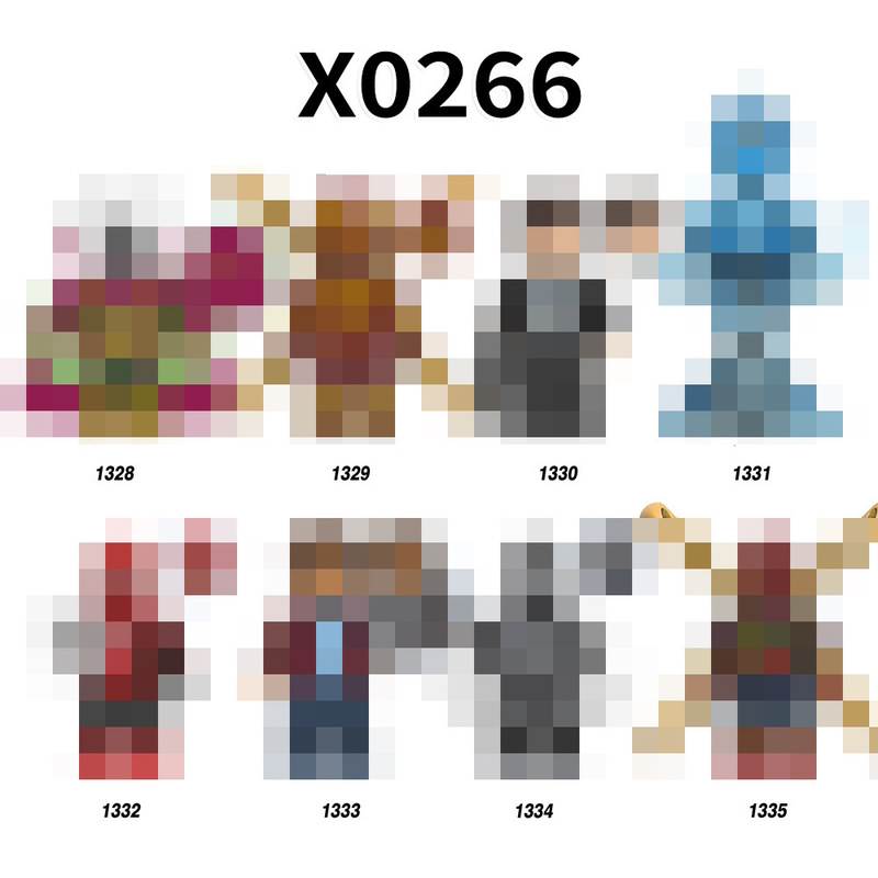 Foreign Trade Goods X0266 Super Movie Series Educational Assembled Building Block Minifigure Toys Opp Bag