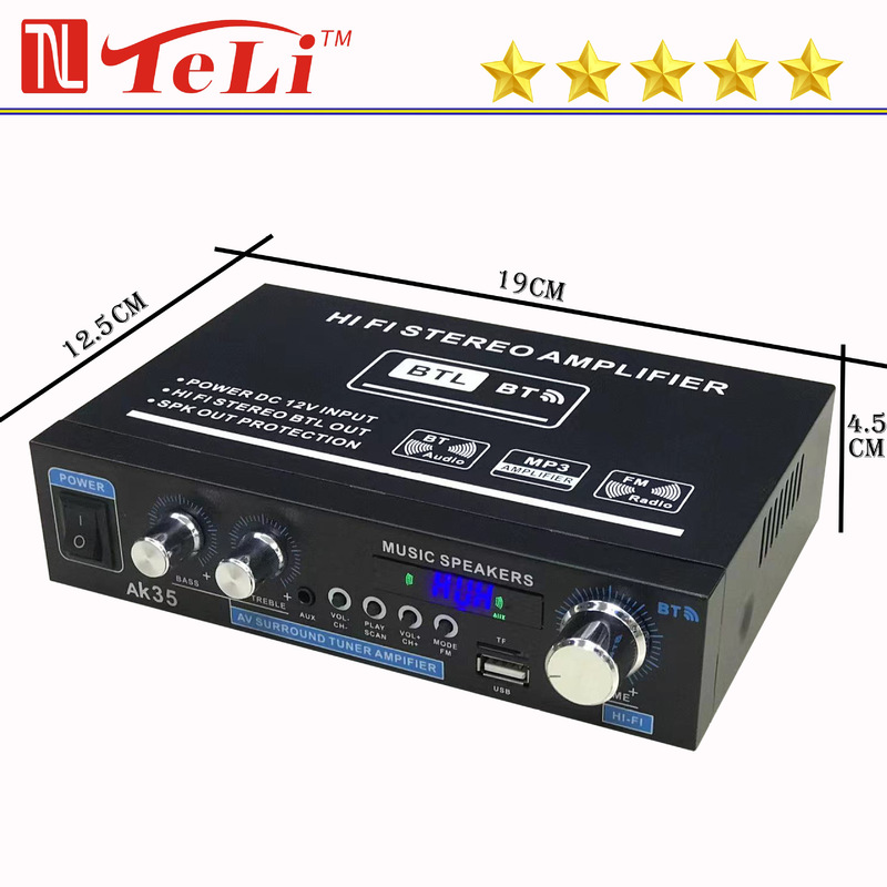 国境を越えた対外貿易の人気AK-35 bluetooth usbメモリは12v、110v-220v車載家庭用デジタル機能再生機|undefined