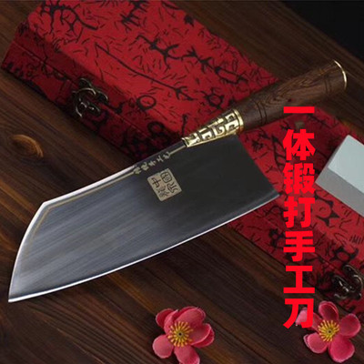 Производитель Longquan, кухонный бытовой нож ручной ковки, цельномедное оборудование, нож из нержавеющей стали, подарок, ручная ковка