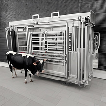 新款牛用挤压滑槽安抚暴躁奶牛无应激反应打针保护使用者安全机械