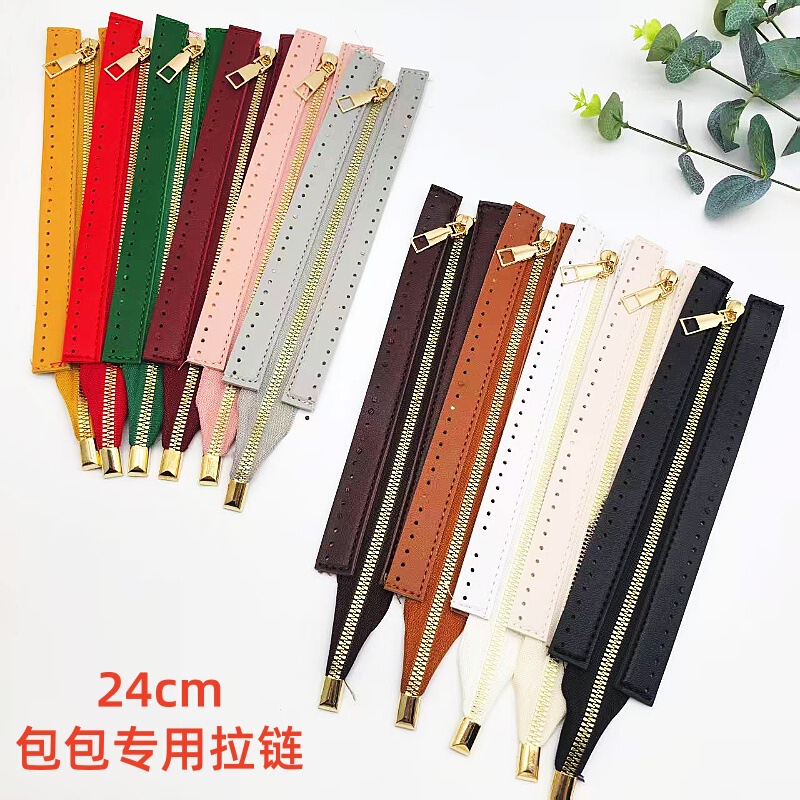 DIY Handmade Bags Special Leather Zipper Woven Bag Handbag Hand-Sewn Metal Tooth Zipper Hardware Accessories DIY Handmade Bags Special Leather Zipper Woven Bag Handbag Hand-Sewn Metal Tooth Zipper Hardware Accessories