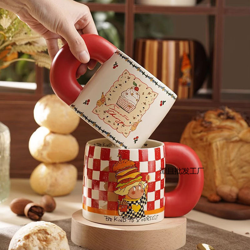 今年の注目の新作スターマン共同ブランドの高価値セラミッククリエイティブウォーターカップシンプルなクラスメイトの誕生日メンズ|undefined