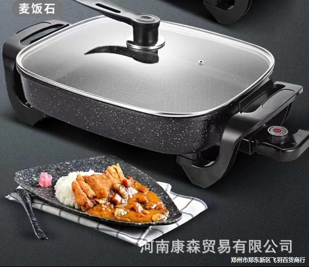 SAST电热锅方形电火锅DH-113烤肉煮锅多用