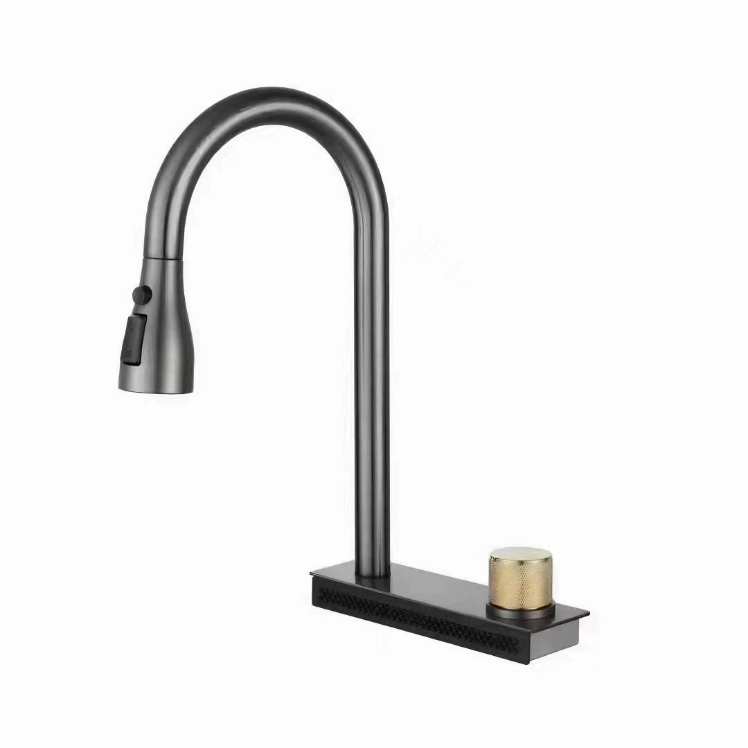 JOMOW cocina 304 cascada de acero inoxidable piano pantalla digital fregadero inteligente grande de un solo tanque fregadero doméstico lavabo de verduras